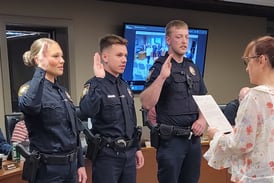 Sterling Police Department swears in 3 new officers 