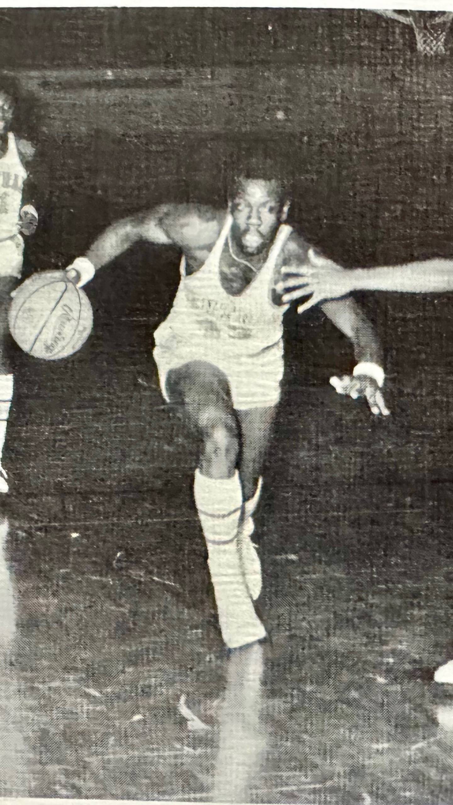 Roger Powell in his days at Joliet Central High School.
