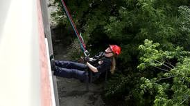 Photos: Geneva Fire personnel rappelling training
