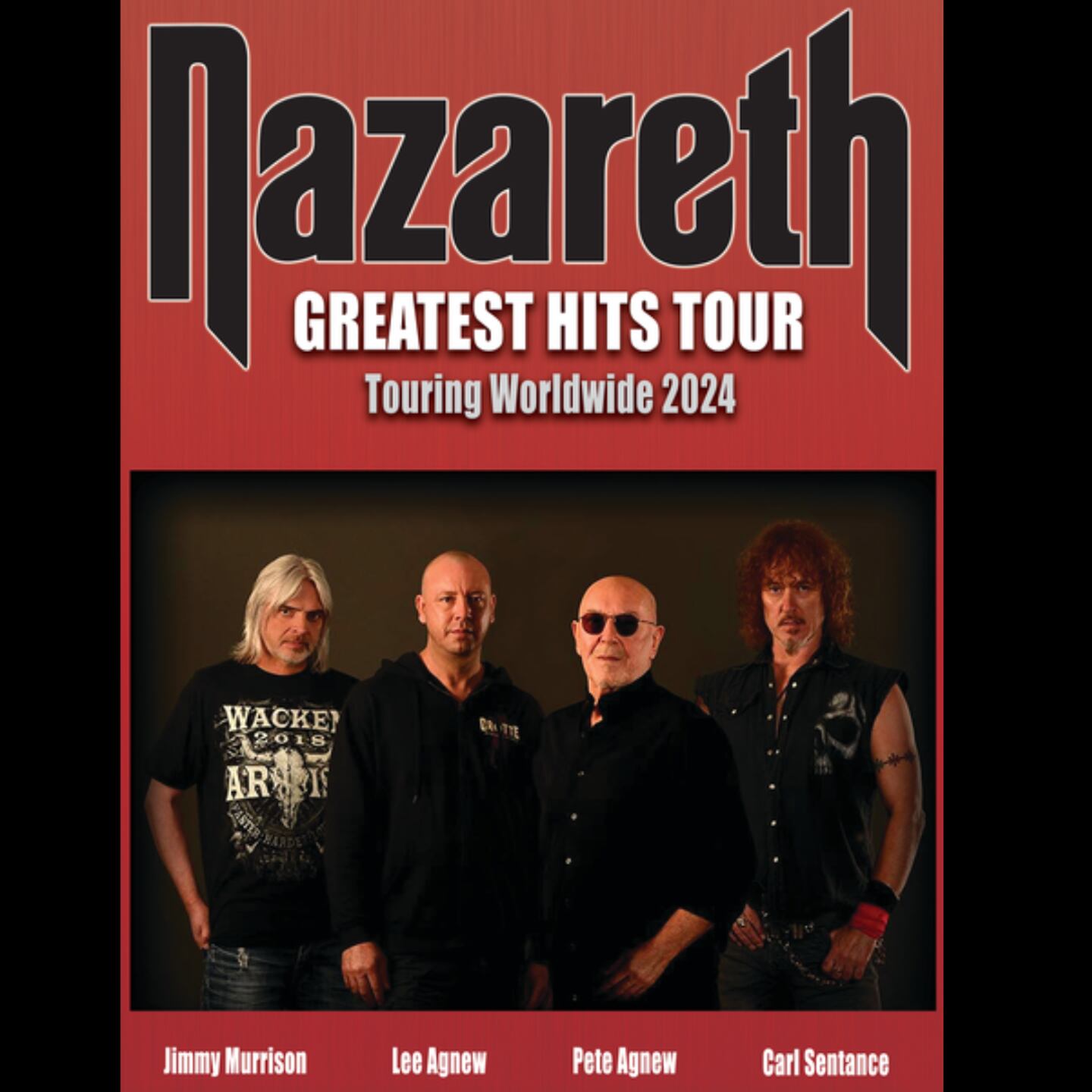 Scottish rockers Nazareth will perform at the Arcada Theatre in St. Charles on May 16, 2024.