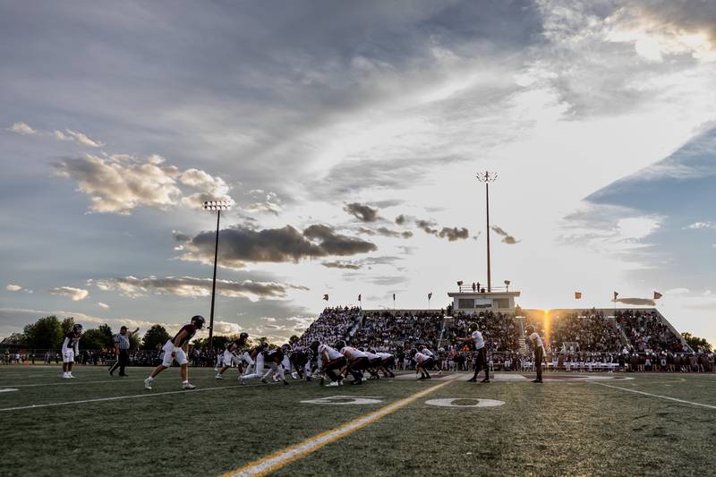 Lockport and Lincoln-Way West play a varsity football game at Lockport Township High School on Sept. 5, 2025.