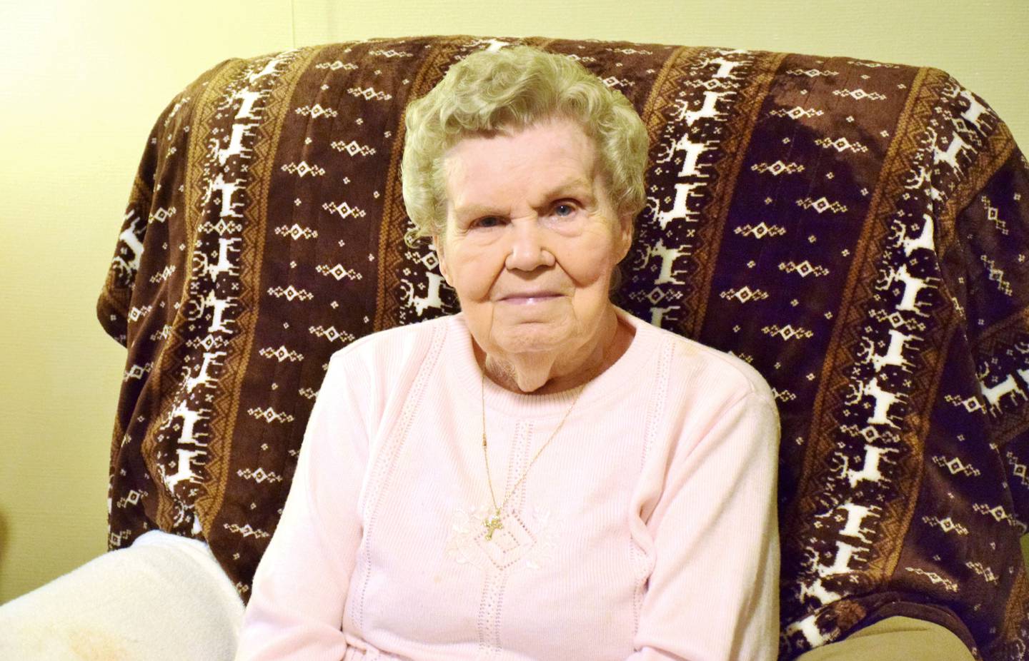 Betty Dombroski is thankful to have moved into Barb City Manor in DeKalb this year, where she has made new friends and enjoys activities and programs.
