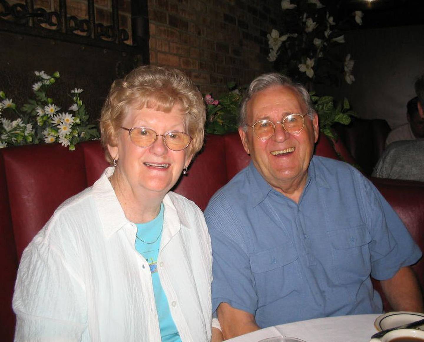 Glenn Masek of Joliet celebrated his 80th birthday with his wife Helen at Al’s Steak House in Joliet.