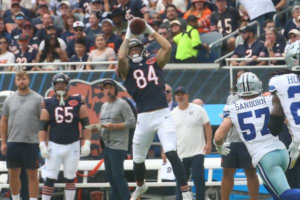 Chicago Bears injury report: Colston Loveland, Darnell Wright miss practice Wednesday