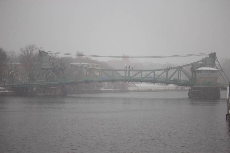 Cass Street bridge on Wednesday, Feb. 12, 2025, in downtown Joliet.