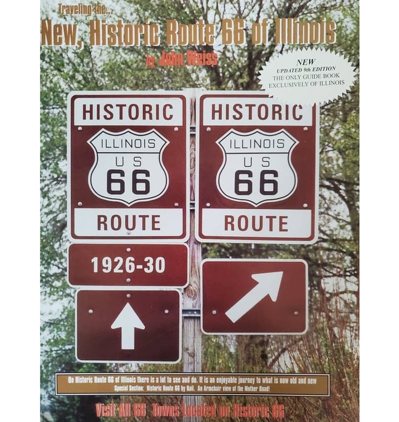 The first “Traveling the New, Historic Route 66 of Illinois by Will County resident John Weiss was originally written in 1997 and now in its ninth edition. Weiss said in an email that it is the only Route 66 guidebook that is dedicated exclusively to Illinois.