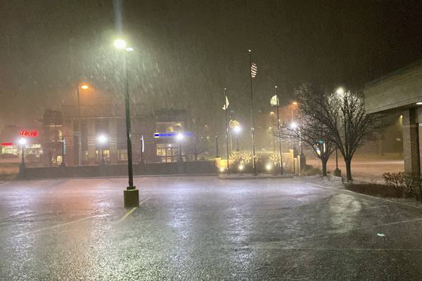 Expect thunderstorms with gusty winds, some heavy downpours, this evening in northern Illinois
