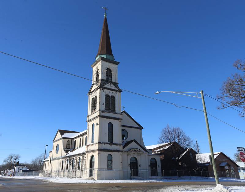 A view of the old Immaculate Conception Catholic Church on Monday, Jan. 26, 2026 in Streator. Last August, The Streator City Council approved a TIF Redevelopment Agreement with Beck Oil Company to open a gas station with a car wash in the 400 block of North Park Street. Crews will be demolishing the Immaculate Conception Catholic Church next month. The church held its last service in 2010.