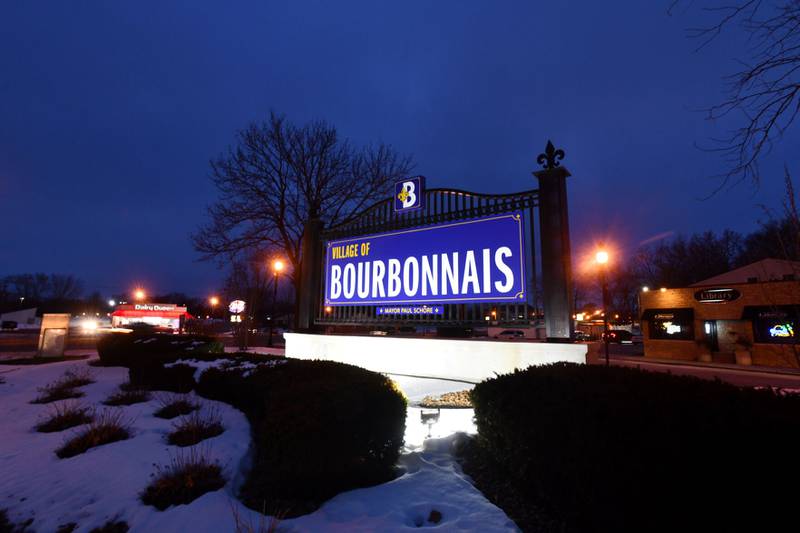 Village of Bourbonnais main welcome sign (copy) (copy)