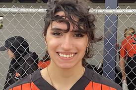 Marina Hristov pitches Minooka softball past Plainfield South