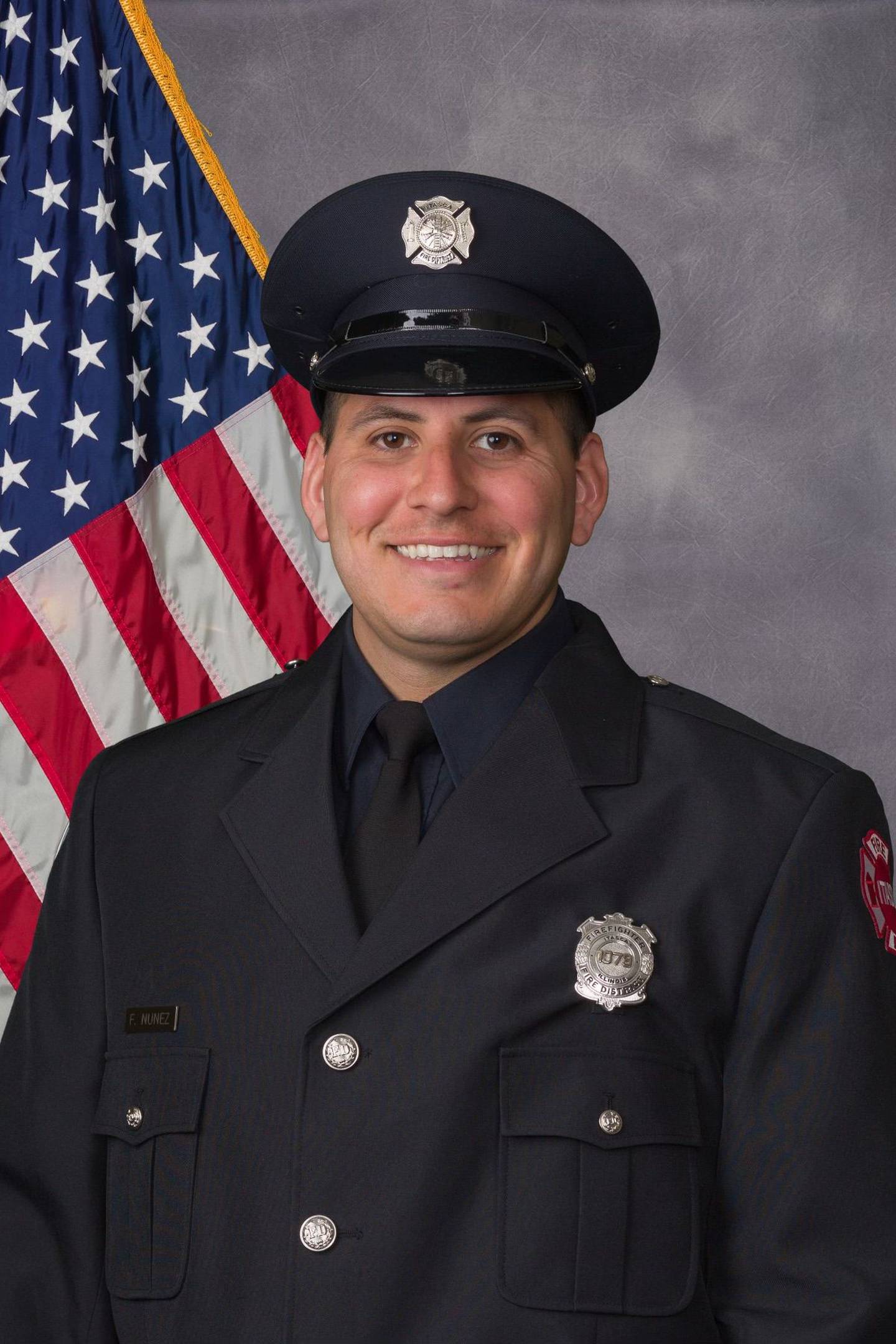 Frank Nunez, 34, of Crystal Lake, is an Itasca Fire Protection District firefighter. Nunez was taken to his home for hospice care on Tuesday, Sept. 27, 2022.