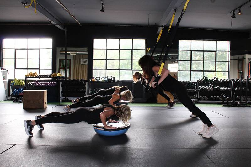 Fitness on the Fox offers a diverse range of group classes designed to suit all fitness levels and interests, including yoga, Pilates and strength training.