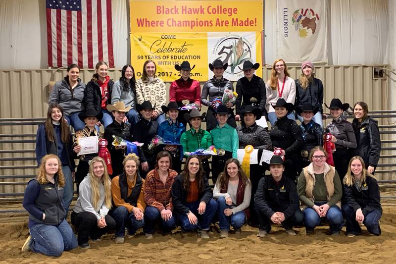 The Black Hawk College equestrian team recently won the Regional Championship nd will advance to the semifinals in the team competition.