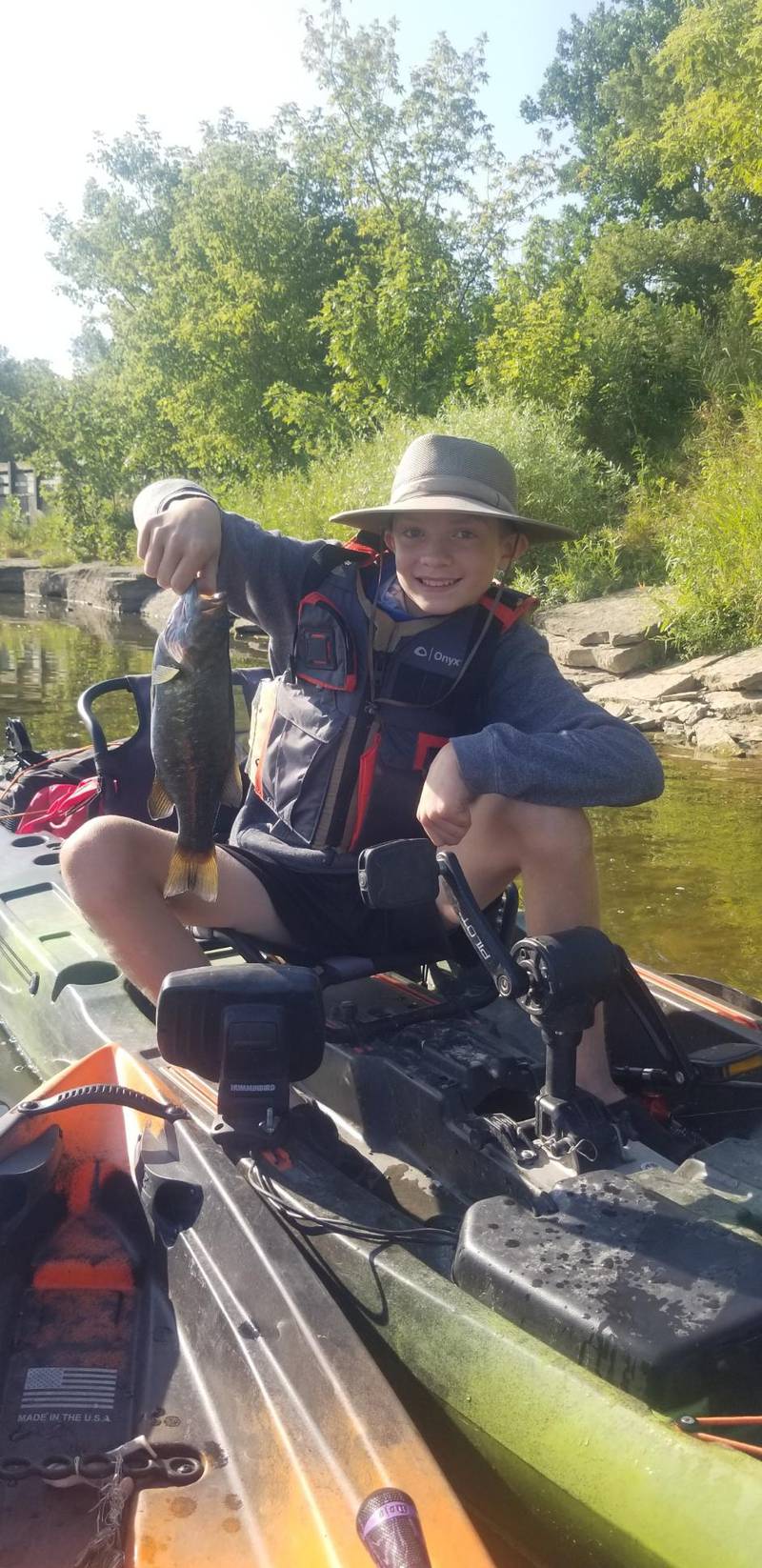 Explore local lakes and hone your fishing skills under the guidance of professional kayak fishing instructors from Chi-Yak Adventures.