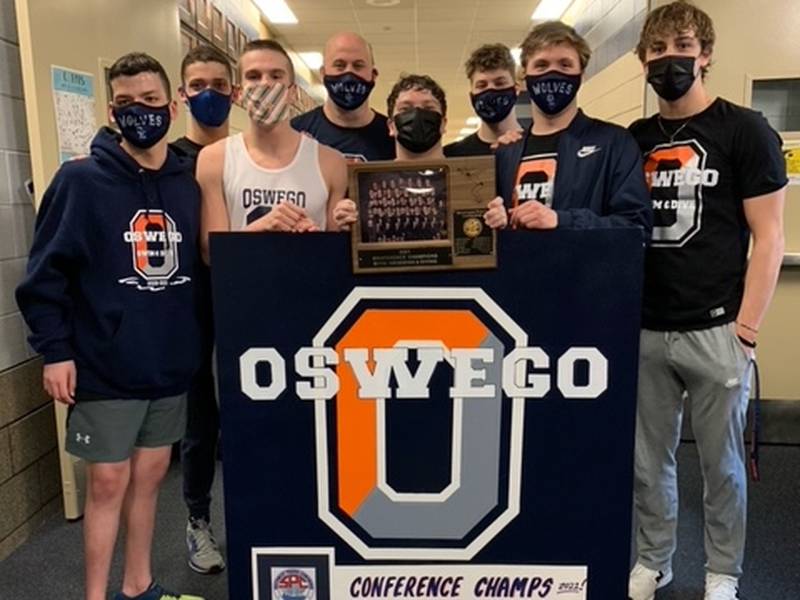 Oswego Co-op's swimming team won the Southwest Prairie Conference meet on Saturday.