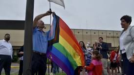 Will County officials raise rainbow flag for Pride month