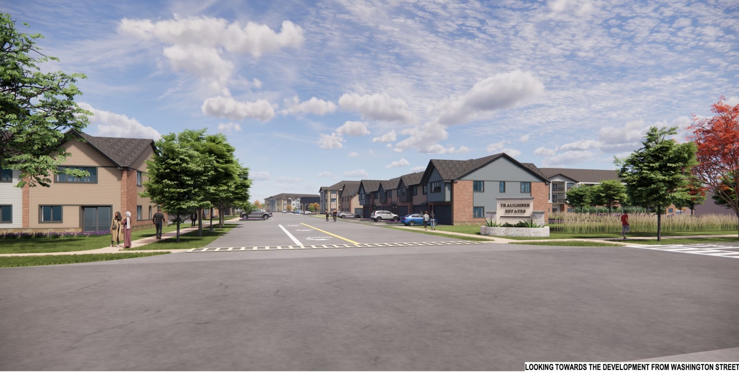 A developer has scaled back its plans for the former Traughber Junior High School property after Oswego village trustees in October voiced concerns about the height and density of the proposed residential development.