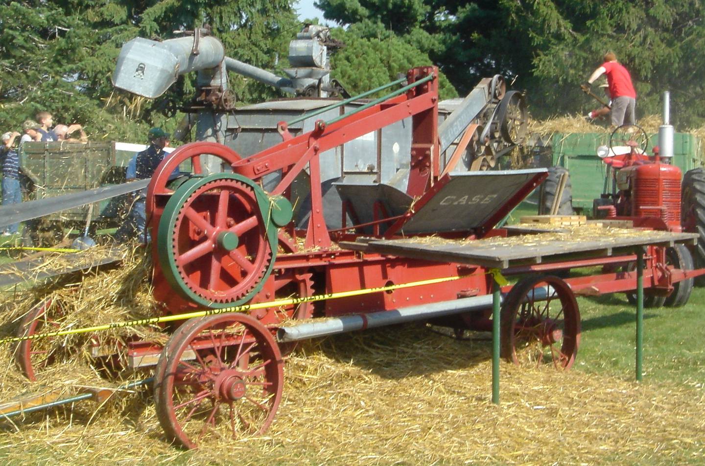 A corn husker/shredder that will be on display at the Farm Heritage Festival