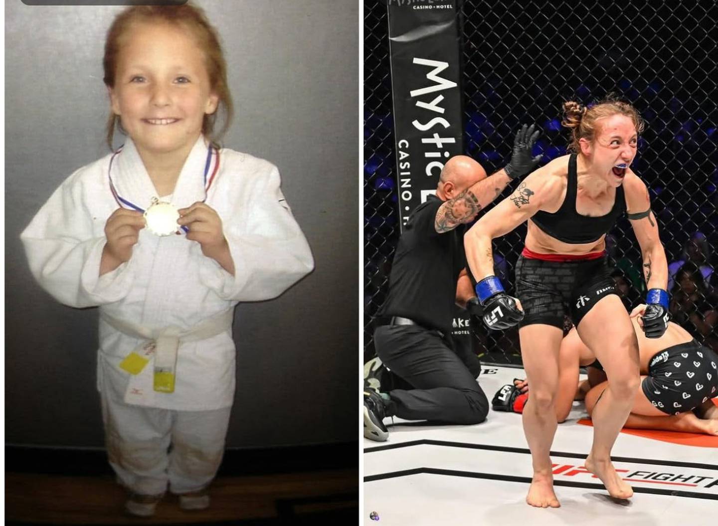 Mackenzie "Mack-Judo" Stiller started participating in judo when she was 8 years old. She earned several gold medals and competed in over 200 judo matches.