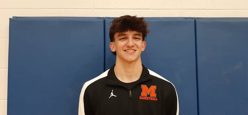 McHenry senior forward Hayden Stone