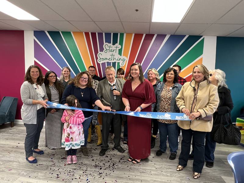 Start Something Studio celebrated the opening of its space at 12 S. Van Buren Street in Batavia with a ribbon cutting ceremony on Wednesday, October 12, 2022