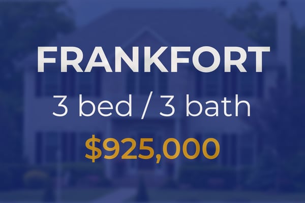 Frankfort: Three-bedroom house sells for $925,000