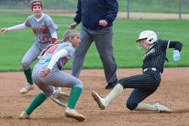 Photos: Sycamore softball hosts LaSalle-Peru in steady rain