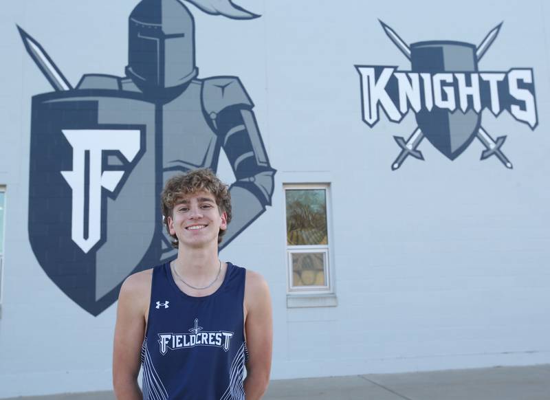 Fieldcrest's Caleb Krischel poses for a photo on Tuesday, Nov. 19, 2024 at Fieldcrest High School. Krischel is the 2024 NewsTribune male cross country runner of the year.