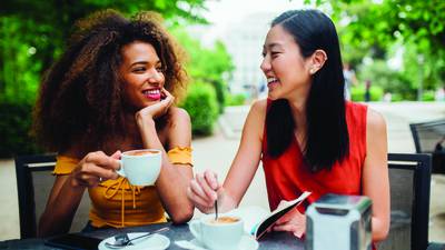 Visit coffee and teahouses along the river