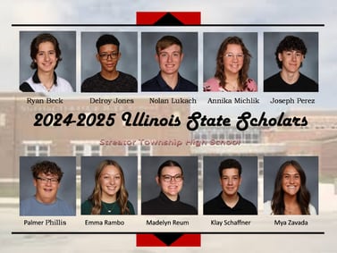 Streator High School names 2024-25 Illinois State Scholars