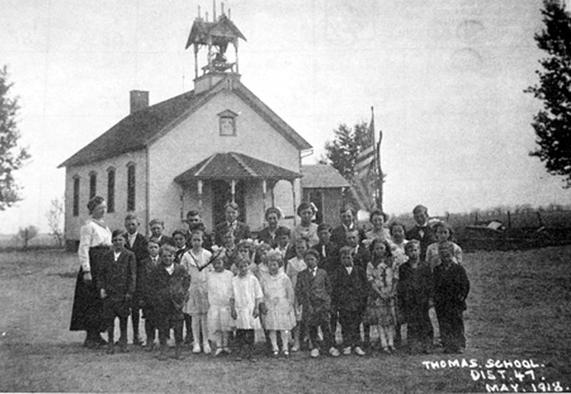 The Thomas School was one of Bureau County’s nearly 200 one-room schoolhouses. According to the Regional Office of Education, the Thomas School, located in northwest Bureau County, closed in 1943.