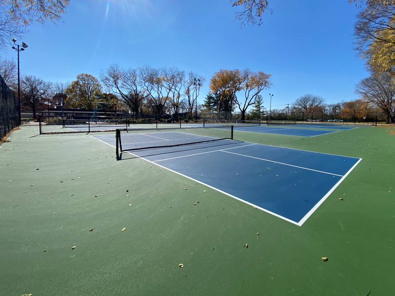 The new pickleball courts at Thornton Park in Ottawa.