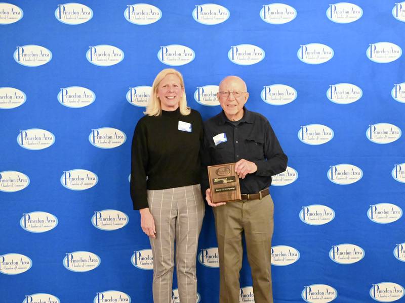 Rochelle and Daryl Becker of Beck Oil Company were given the Milestone Member Award.