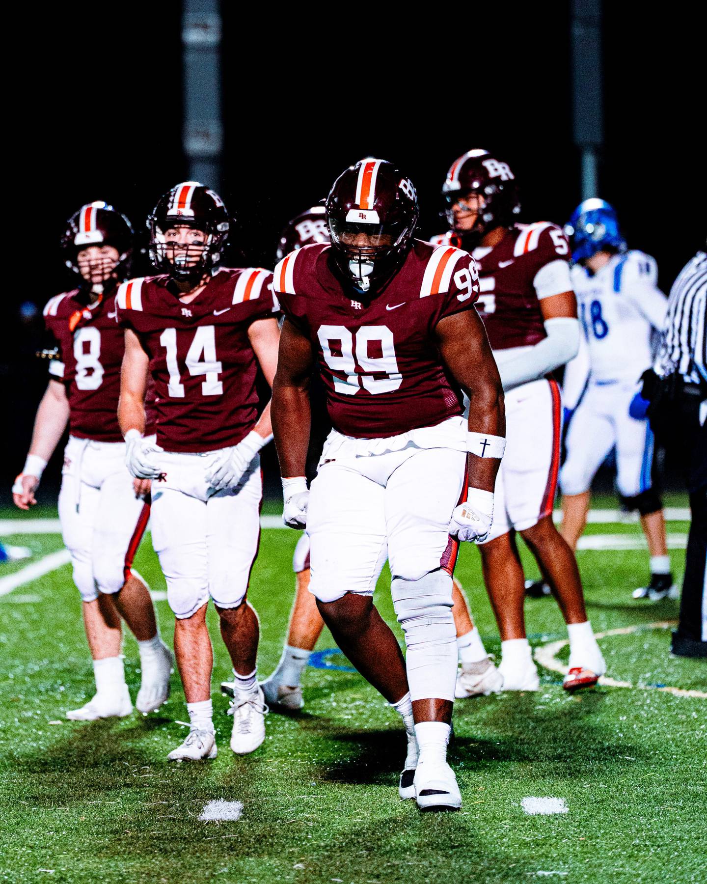 Brother Rice's King Liggins concluded his high school football career with 120 tackles, 20 tackles for loss and 10 sacks.