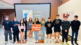 Minooka High School recognizes Students of the Term