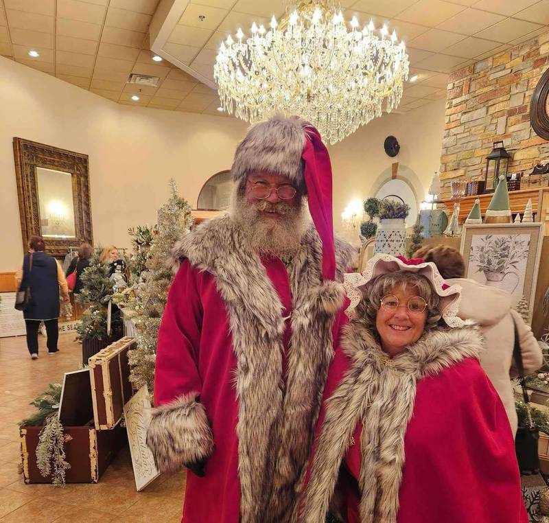 Santa and Mrs. Claus will visit the 3 French Hens Holiday Market unfolding Friday and Saturday, Nov. 8 and 9, 2024, in Morris.