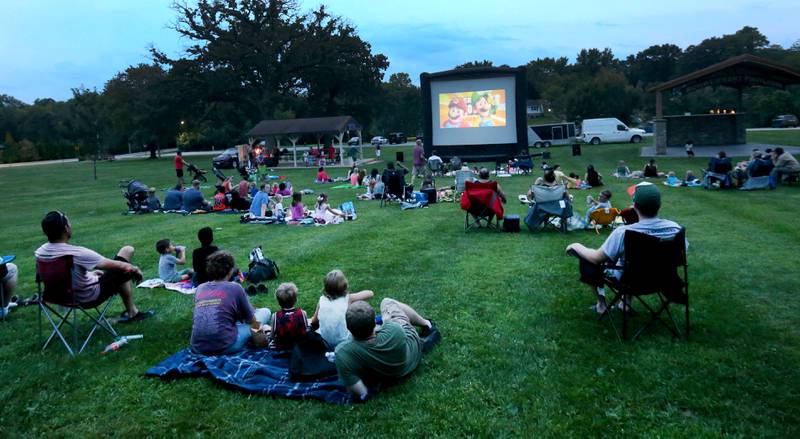 A good-sized crowd attended the “Movie in the Park” night on Friday, Aug. 15, 2025 at Centennial Park in Peru. The movie “Super Mario Bro’s was shown. The event was sponsored by Jessica Strauch State Farm, La Salle-Peru Township High School Foundation, Self Storage and P&D Sign Company!