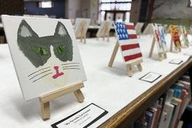 Tiny Art Show a big presence at Morrison’s Odell Public Library