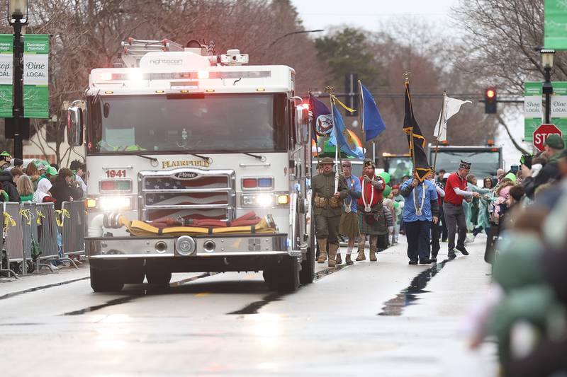 The American Legion starts off the annual Plainfield Hometown Irish Parade on Sunday, March 15, 2026 in Plainfield.