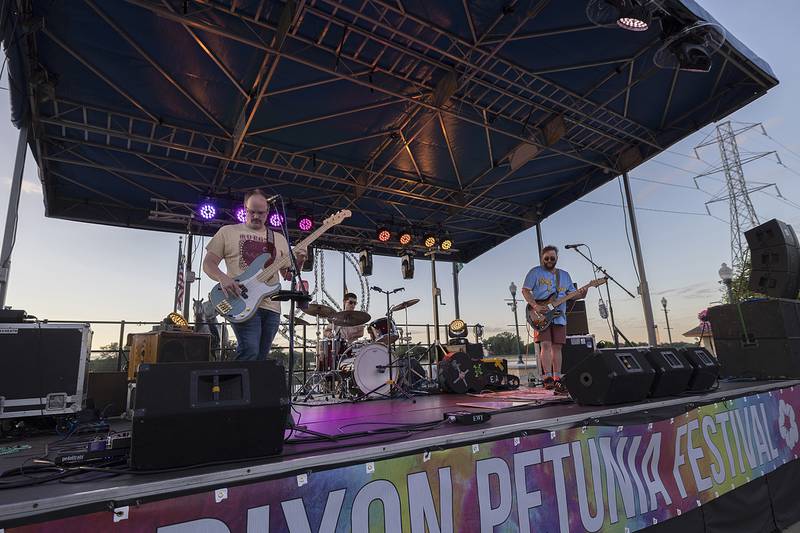 Mirabilia plays the Reagan stage Thursday, July 4, 2024 at Dixon’s Petunia Fest.