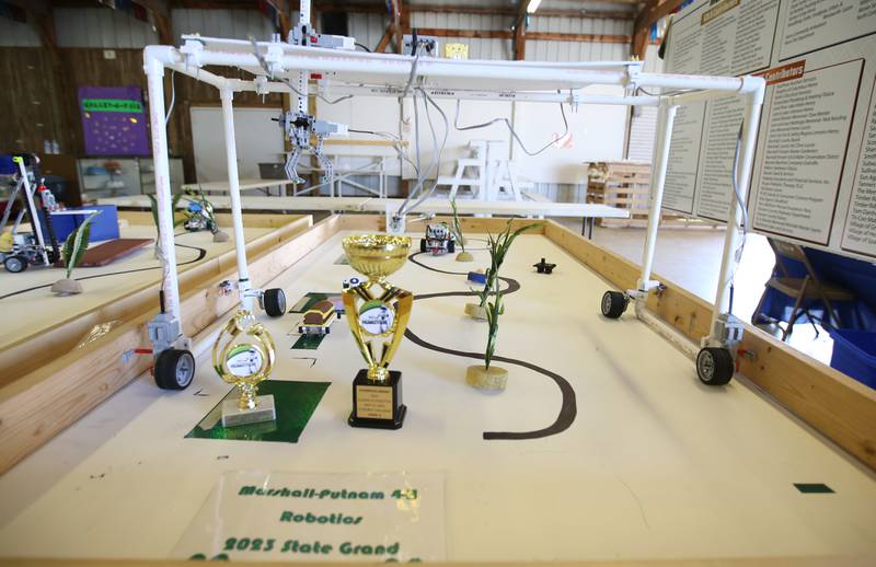 A robotic project is on display at the Marshall-Putnam 4-H Fair on Wednesday, July 9, 2023 in Henry.