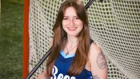 Zoe Starkey gives lacrosse a try at St. Ambrose University 