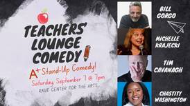 Teachers’ Lounge Comedy to perform at Raue Center for the Arts