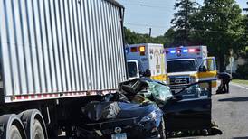 2 injured in Campton Hills crash between car and semi- trailer
