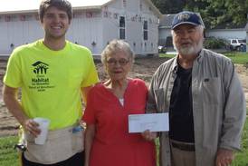 Dixon Lioness donates to ongoing Habitat for Humanity project