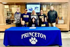 Princeton’s Miyah Fox signs with Mt. Mercy to play volleyball, run track