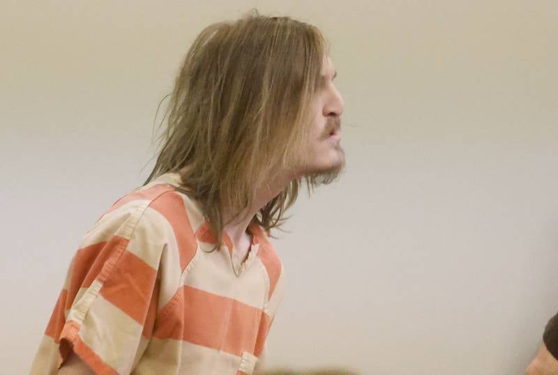 La Salle County Judge Michelle Vescogni listens to opening statements of the trial of Tyler Skerett on Tuesday, Oct. 7, 2025 at the La Salle County Government Complex in Ottawa. Skerett is charged with shooting and killing a 17-year-old boy on Easter Sunday this year.