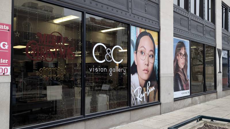 C&C Vision Gallery is seen on Thursday, Dec. 19, 2024 at 179 N Chicago St. in Joliet.