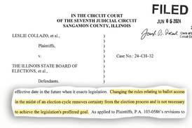 Judge blocks law that would have banned newly slated candidates from ballot