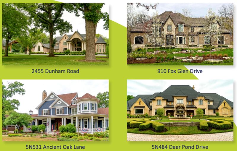 Four St. Charles homes will be open to tour on Friday, Sept. 15, 2023, to raise money to support cancer patients and their families.